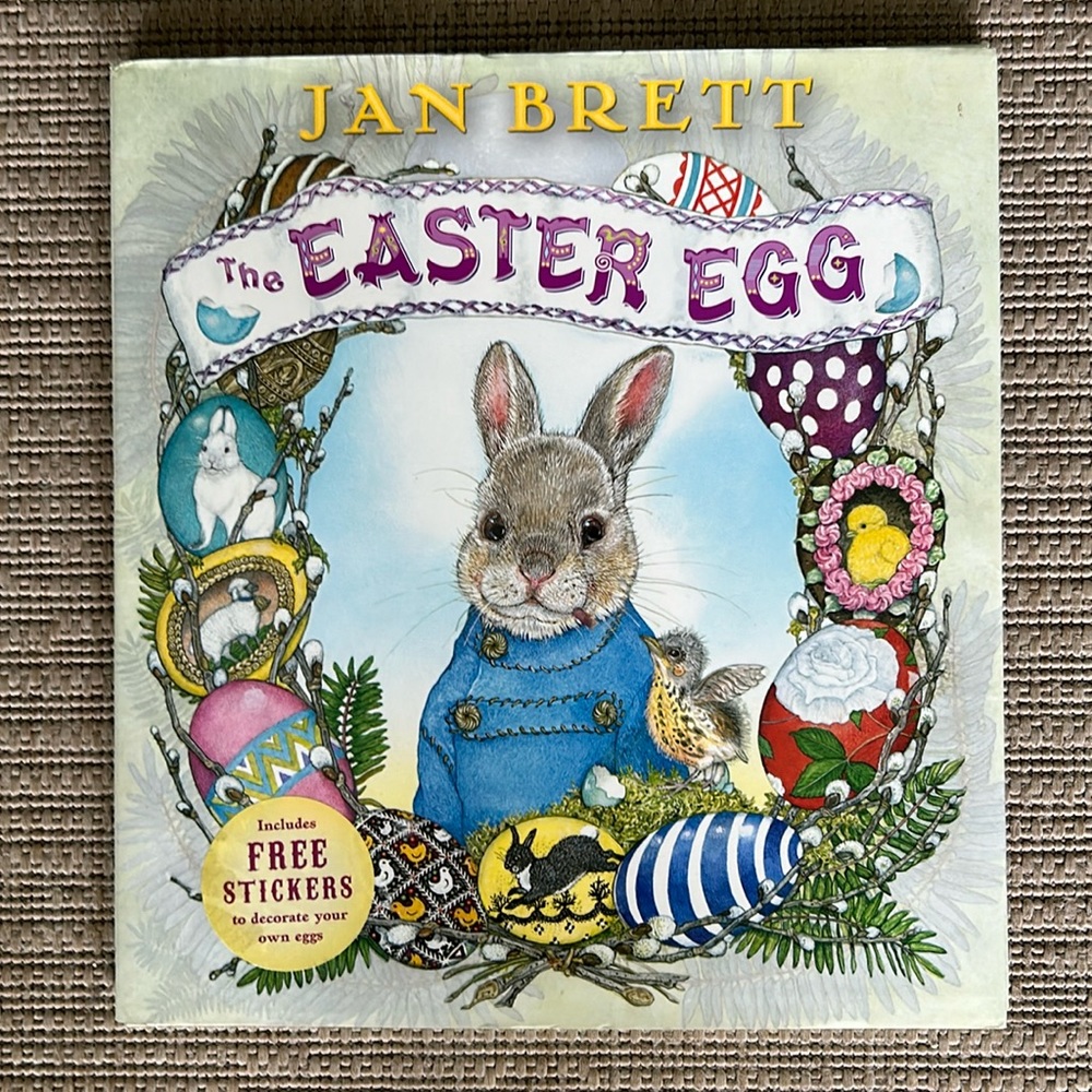 The Easter Egg Hardcover Book by Jan Brett
